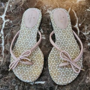 Kate Spade Blush Bow Sandals